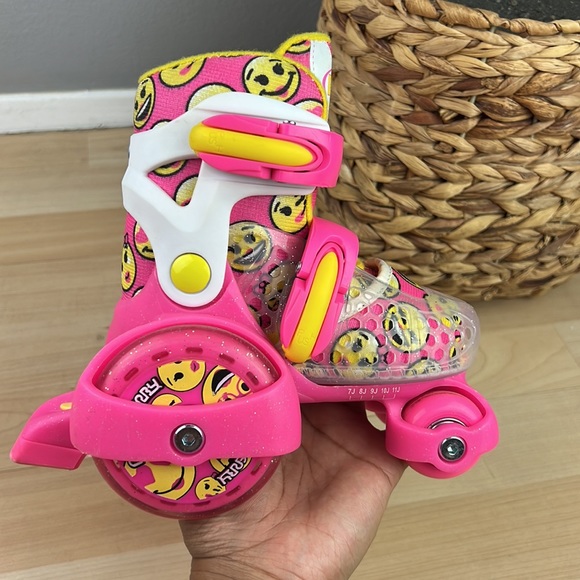 Roller Derby Other Roller Derby Toddler Pink Smiley Face Emoji Quad